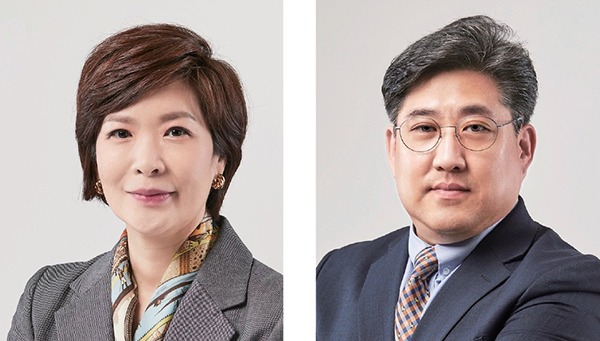 양지혜 아태지역 부사장(왼쪽)과 박준일 한국지사장.