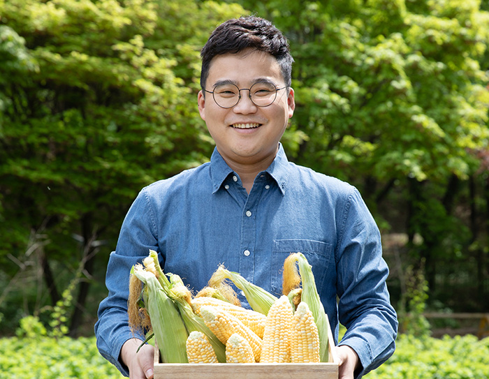 김재훈 (주)식탁이있는삶 대표는 소비자와 생산자 사이에 건강한 선순환을 만드는 농업의 혁신을 꿈꾼다. 사진=이경섭